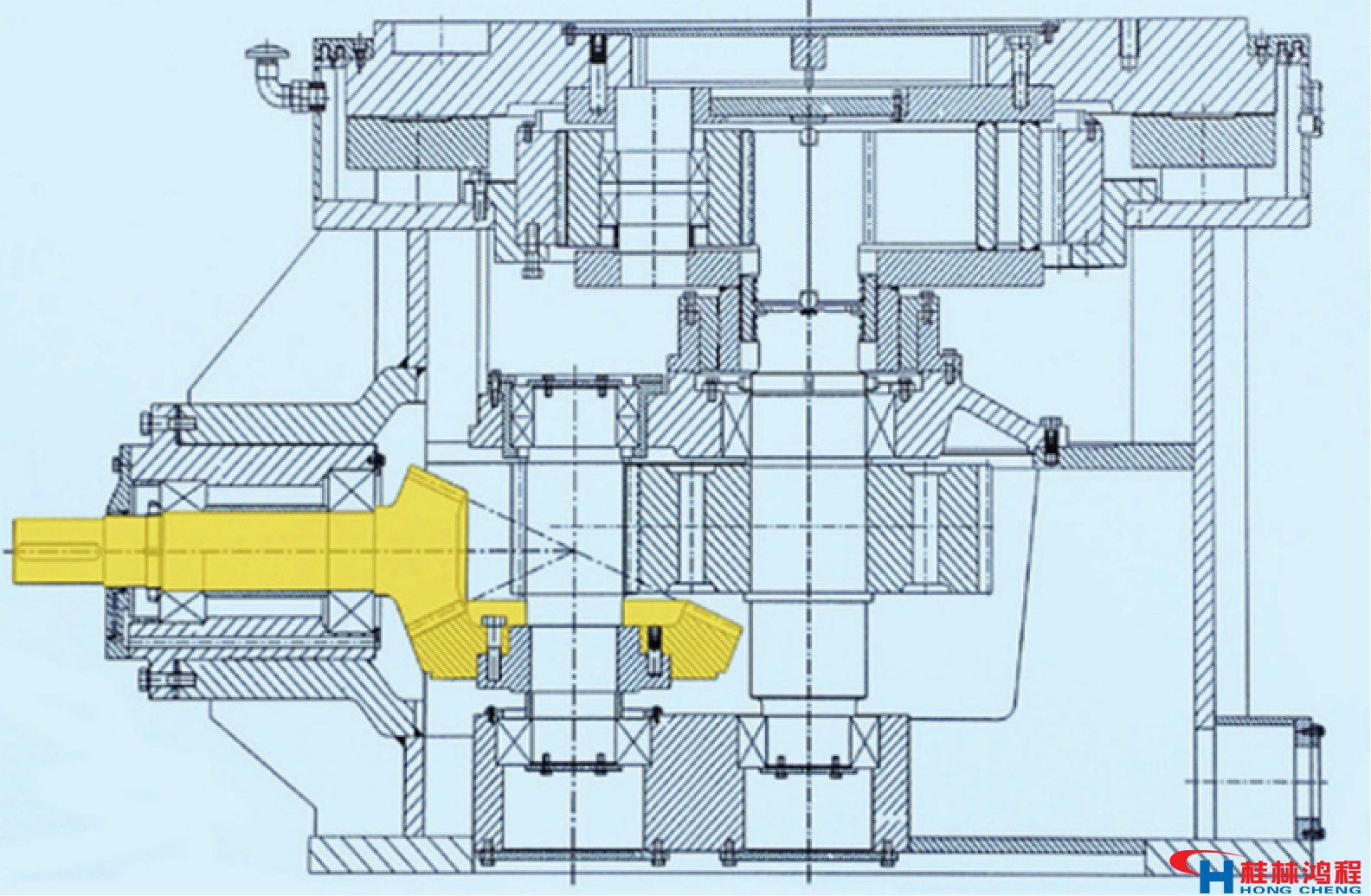 立磨減速機(jī)結(jié)構(gòu) 立磨減速機(jī)結(jié)構(gòu)
