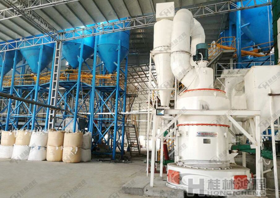 4R3216雷蒙機(jī)80-100目重晶石磨粉設(shè)備，重晶石雷蒙磨粉機(jī)